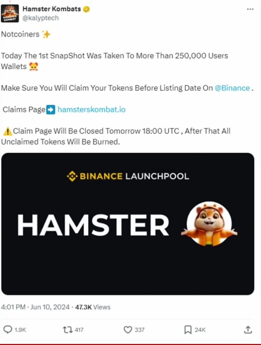 How to Withdraw Hamster Kombat